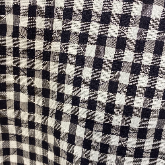 James Cambell Button Down Short Sleeve Collared Shirt Gingham Size: XL - Picture 5 of 5